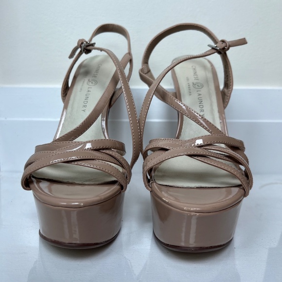 Chinese Laundry Women's Tippy Top Platform Nude Heels Size EU 40/US 9 (GUC) - Picture 4 of 12